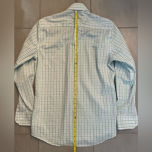 Twillory Shirt Mens 16.5 32 33 Plaid Tailored Fit Performance Button Up - Picture 10 of 11